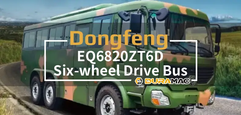 Dongfeng EQ6820ZT6D Six-wheel Drive Bus video